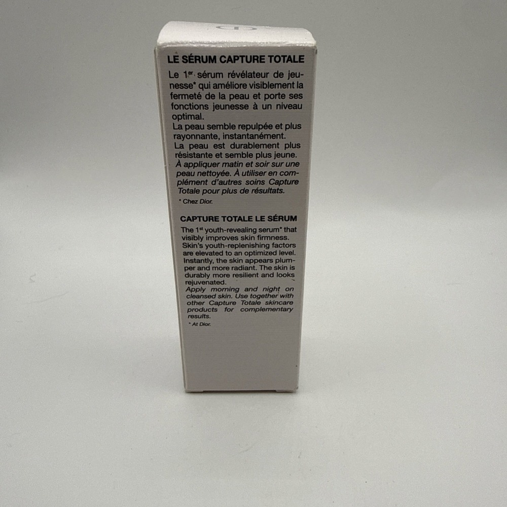 Dior Capture Totale Le Serum Travel Size 0.34oz/10ml New in Box - Picture 2 of 4